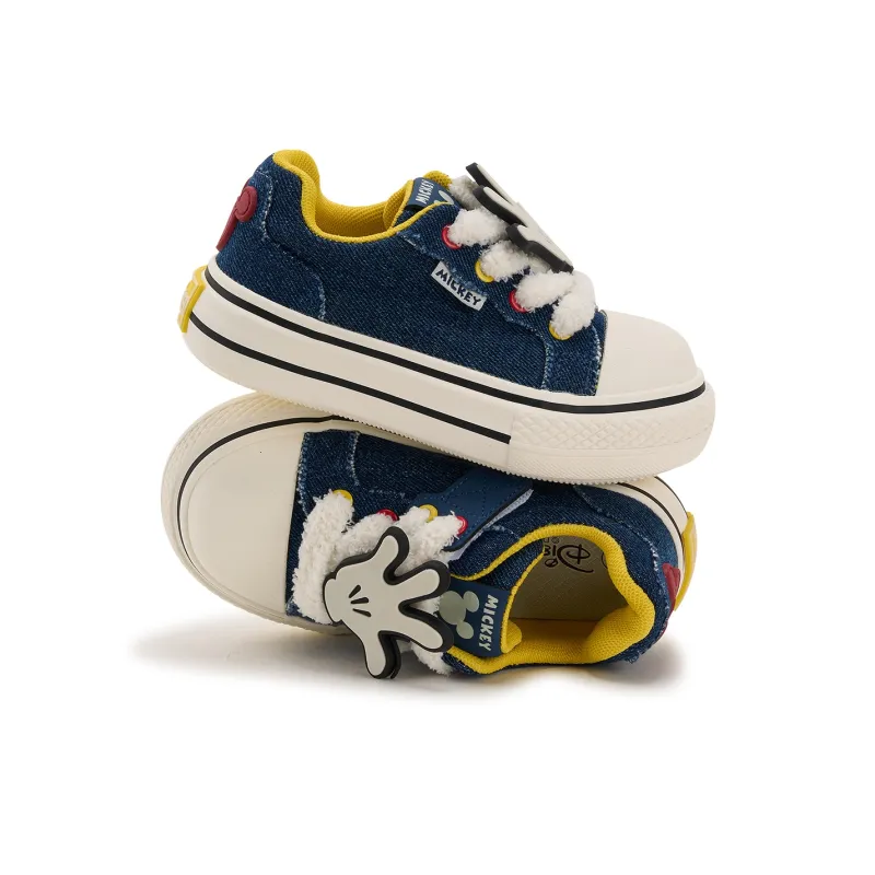 Disney Mickey Series Slip Resistant, Abrasion Resistant, Lightweight Low Top Canvas Shoes Women's-4