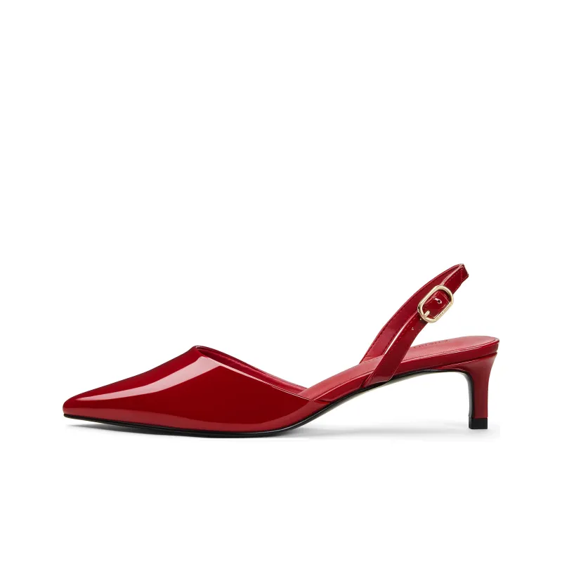 CHARLES&KEITH Small Ck One Strap Sandals 4.8cm Women's-8
