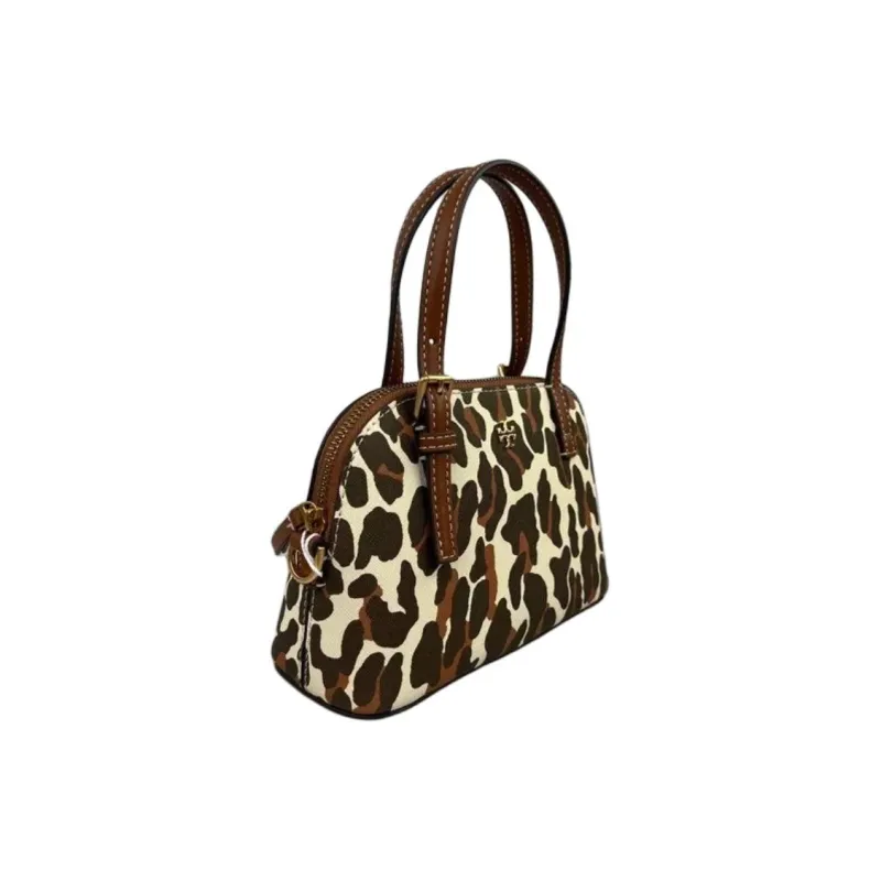 TORY BURCH Emerson Leather Shoulder Bag, Crossbody Bag, Handbag Women's Brown-2
