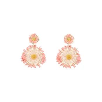 Peach Tea Iron Earrings Women's