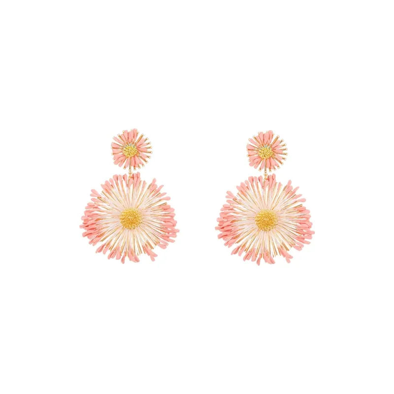 Peach Tea Iron Earrings Women's-0
