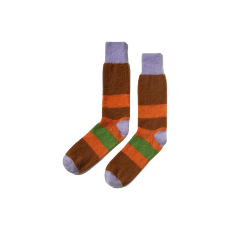 Zegna x THE ELDER STATESMAN Mid-Calf Socks Men's 1 Pack Multicolor-0