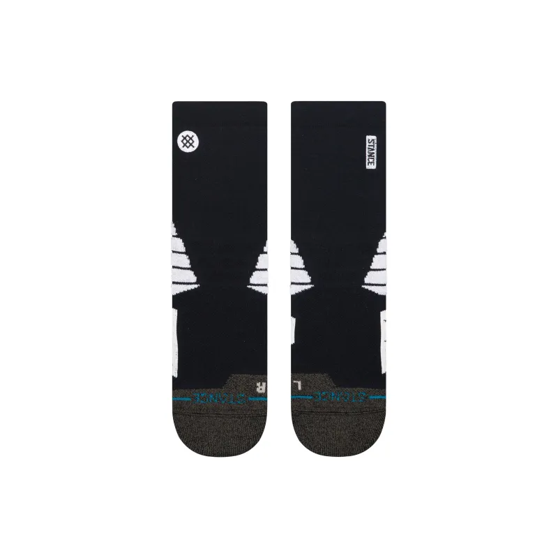 Stance Basketball Socks Unisex 1 Pack Black-0