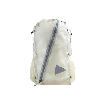 And Wander Nylon Outdoor Mountaineering Bag Backpack Unisex Ecru