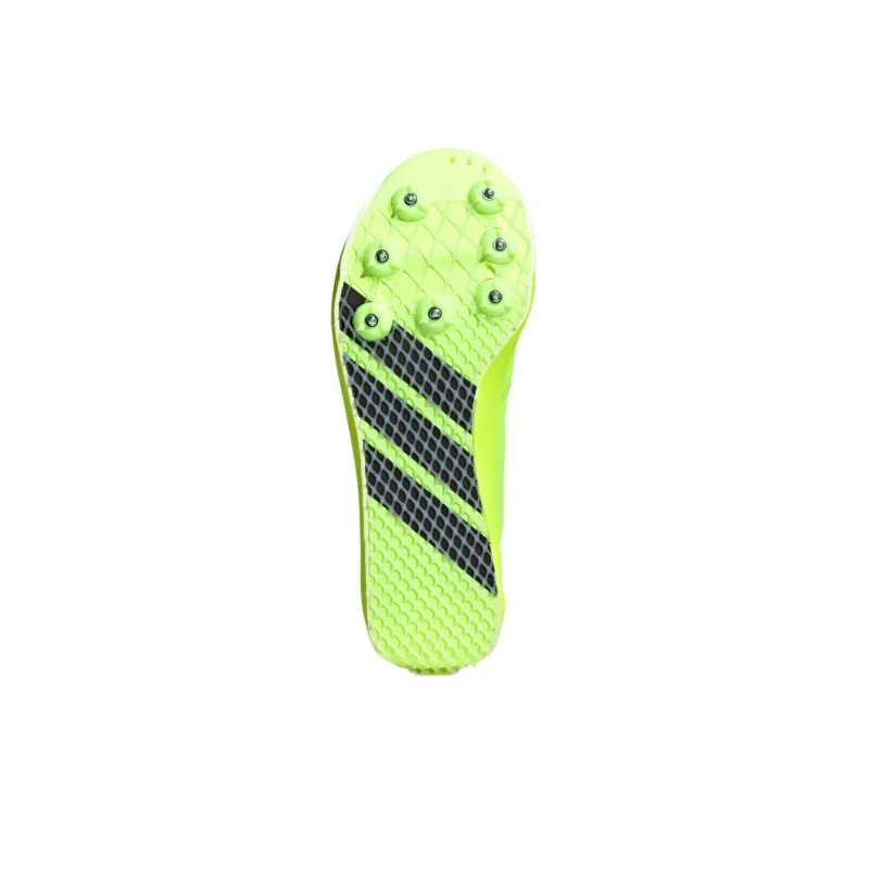 Adidas Adizero TJ/PV Track And Field Lucid Lemon Core Black Silver Metallic-3