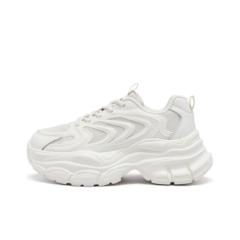 AGSDON Breathable Low Top Chunky Sneakers 6cm Women's-0