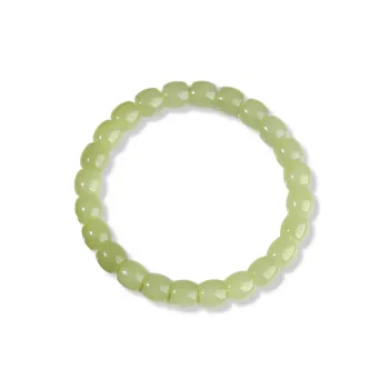 The Call Of The Heart Hetian Jade Bracelets Green Jade Unisex