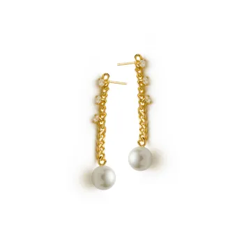 RSNY Gold Plated Copper Earrings Women's