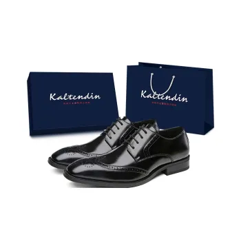 Kaltendin Vintage Brogues Breathable Comfortable Fashion Casual High Quality Craft Dress Shoes Men's