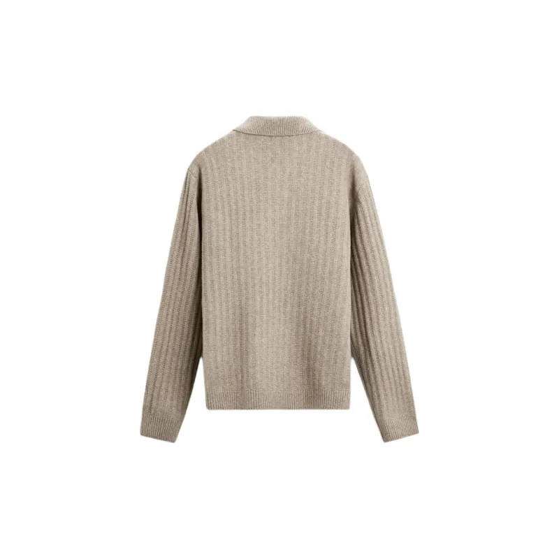 ZARA Polo Shirts Men Tan-1