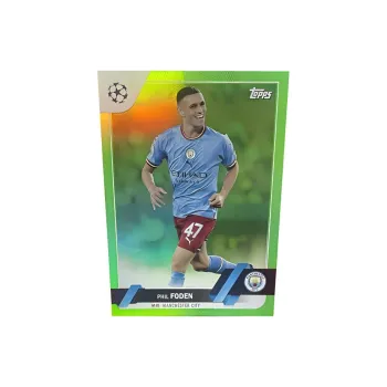 Topps Euro UCC England Manchester City Foden 199 Pc Player Card Card Passable Sports Cards 1 Pc