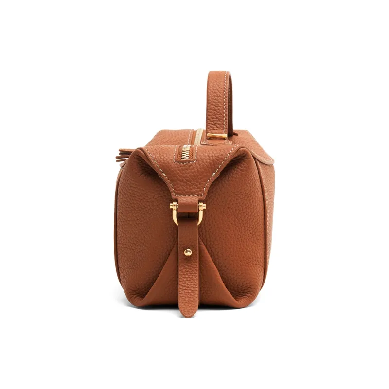 FIEDLE&SISSI Grain Cow Leather Handbag, Shoulder Bag Women's Multicolor-4
