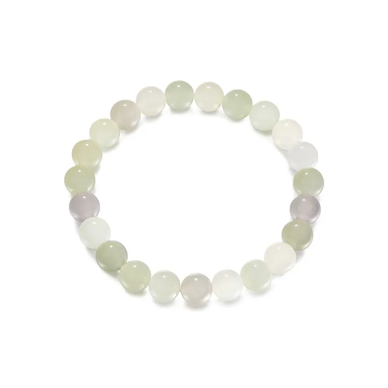 LUKFOOK JEWELLERY Hetian Jade Bracelets Pale Greenish White Jade Women's-0