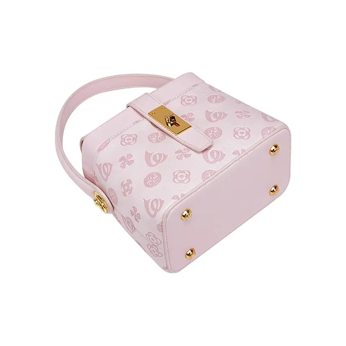 Jade En Plus PU Crossbody Bag Regular Women's Girly Pink/Ecru-2