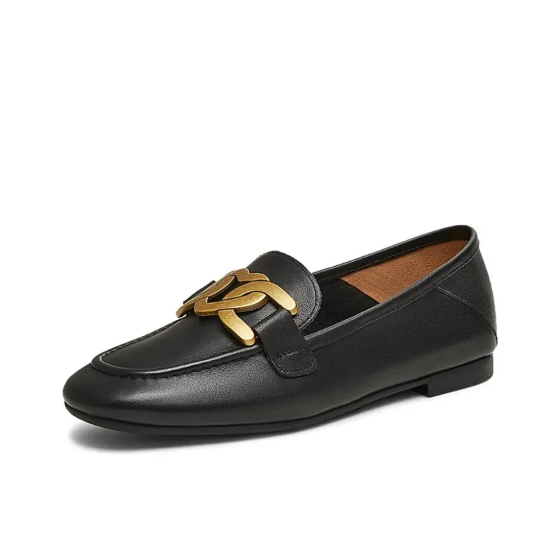 TATA Loafers Women's Solid Color-4