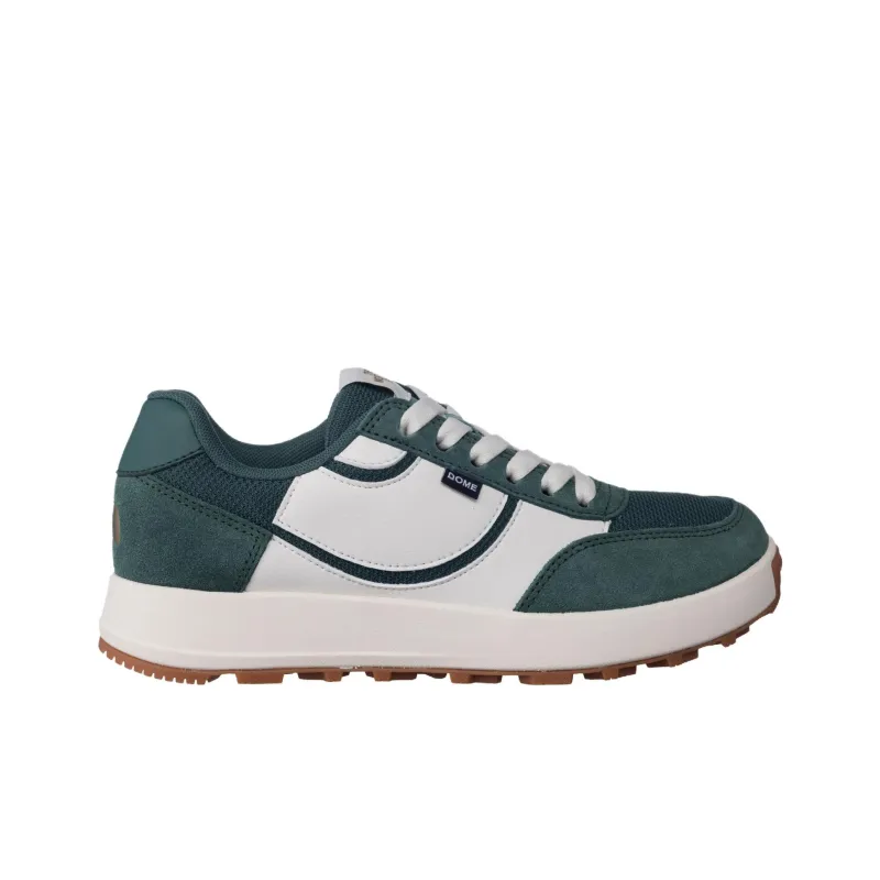 THE NORTH FACE Dome Anti Slip Wear Resistant Low Top Casual Shoes Unisex White Green-1
