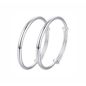 CHINA GOLD S999 Fine Silver Bangles Kids'