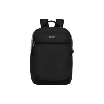 K WAY Nylon Backpack Unisex Black