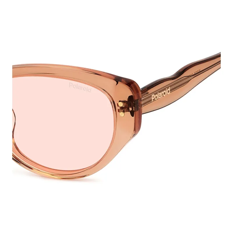 Polaroid Plate Frame Cat Eye Sunglasses Unisex-12