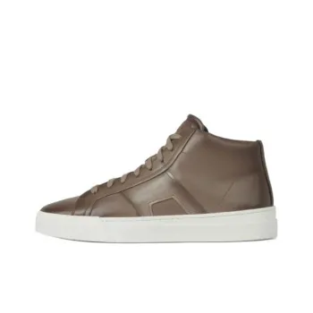 Santoni High Top Skateboard Shoes Men's Umber