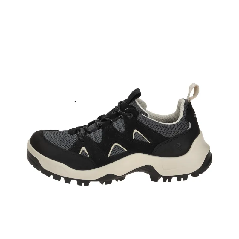 Ecco Off road Series Low Top Hiking/Trekking Shoes Men's Black Gray Color-0
