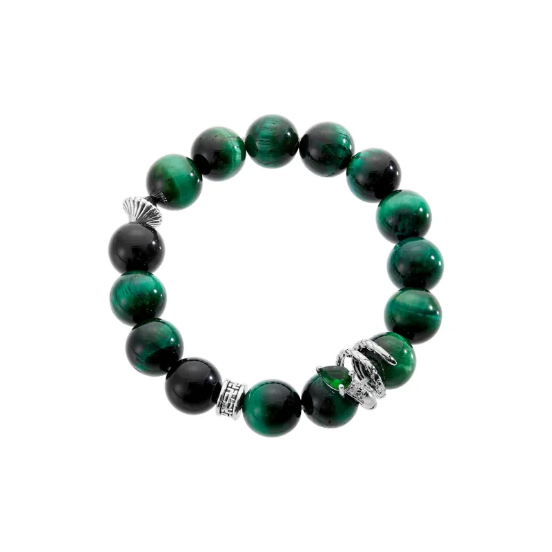 ENFANTIN Tiger's Eye Stone Jade Bracelets Unisex-1