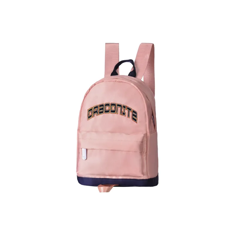 DRACONITE Polyester Student Backpack Unisex Beige-18