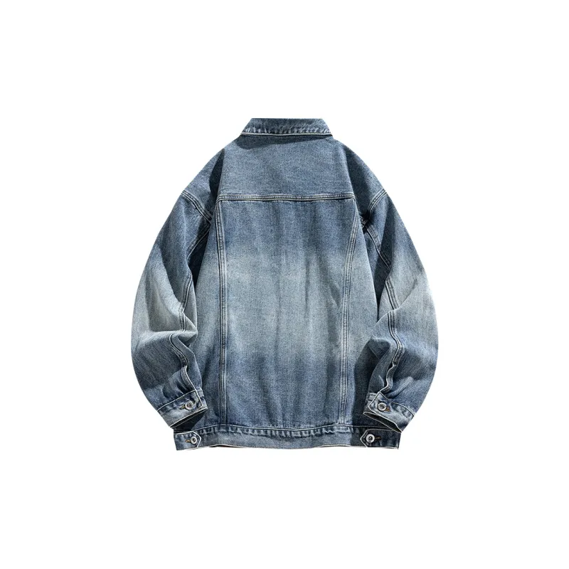 FORCEPULR Denim Jacket Unisex Brown Gradient-3