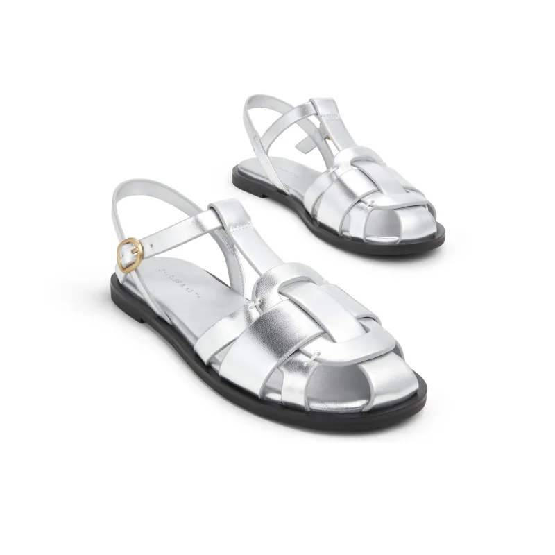 CHARLES&KEITH Small Ck Roman Sandals 1.3cm Women's-2
