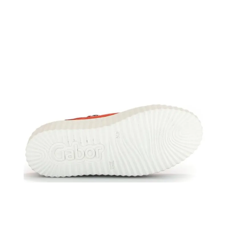 Gabor Fashion Low Top Skateboard Shoes Unisex Orange-5