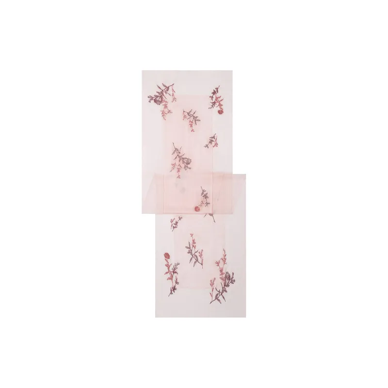 Shanghai Story 100% Mulberry Silk Scarves Women's If Flower Branch Collection-7