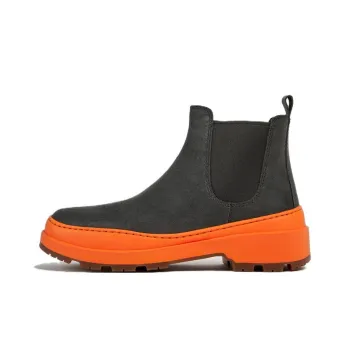 CAMPER Brutus Trek MICHELIN Short Chelsea Boots Women's Gray Orange