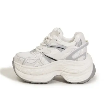 Milan Love Song Wear Resistant Impact Resistant Height Increasing Low Top Chunky Sneakers Women's