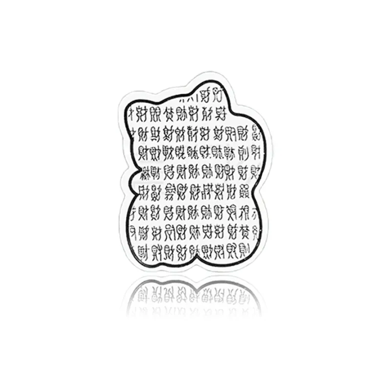 D.K.X Sterling Silver Cell Phone Sticker Unisex-5