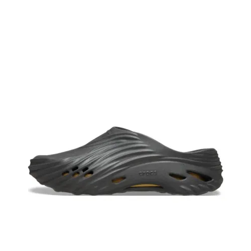 Crocs Echo Abrasion Resistant Wrap toe Slippers Unisex Black