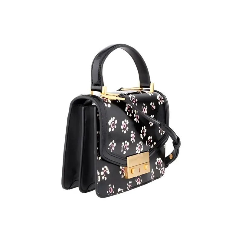 TORY BURCH Juliette Leather Shoulder Bag Crossbody Bag Handbag Mini Women's Black-1