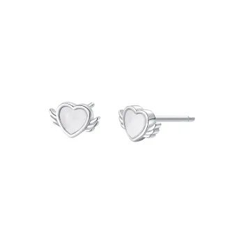 LAOMIAO 925 Sterling Silver Case Stud Earrings Women's