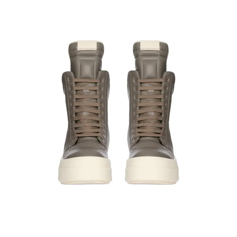 RICK OWENS/RO Geobasket High Top Skateboard Shoes Men's Gray-2