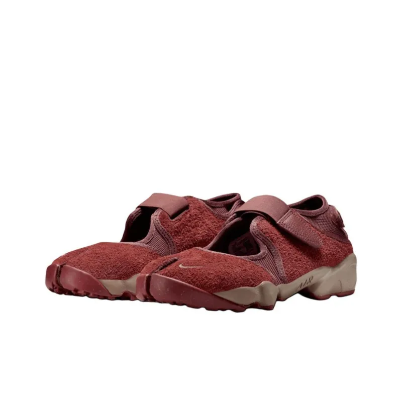 Nike Air Rift Anti Slip Wear Resistant Low Top Casual Shoes Women's Red Brown-1