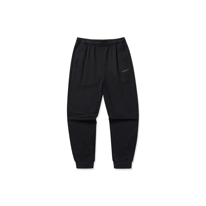 Erke Knitted Sweatpants Unisex Jet Black-0