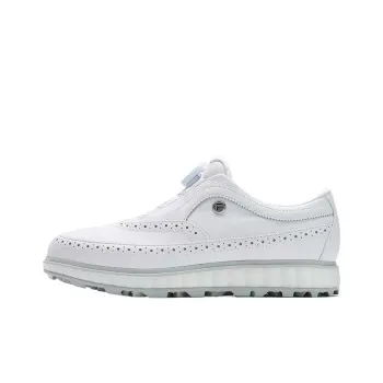 FILA Slip Resistant Low Top Golf Shoes Men's FILA White