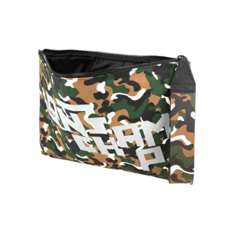 LONGCHAMP Polyester Canvas Clutch Unisex Camouflage-1