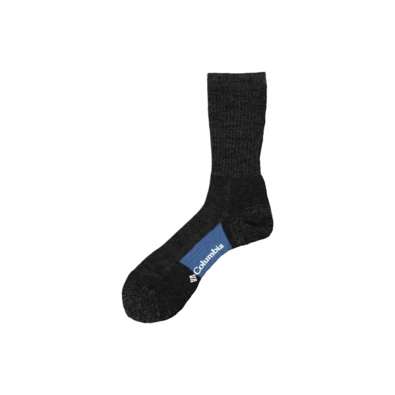 Columbia Johns Hill Knee-High Socks Unisex 2 Pack Black Gray Color-1