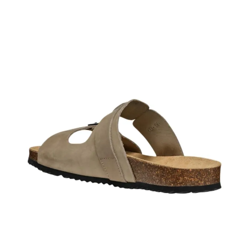 GEOX Sandal Ghita Abrasion-Resistant Slide Slippers Men's Gray-4