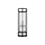 Sterling Silver Enjoy Portable Cup · Space Silver--(Koi Fish)