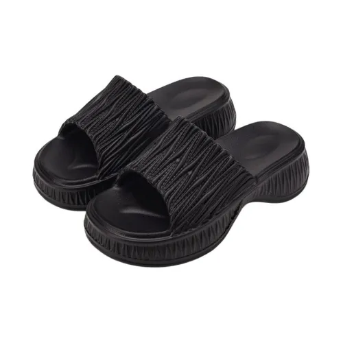 XMISTUO Fashion Versatile Squashy And Bouncy Feeling Slip Resistant Abrasion Resistant Slippers