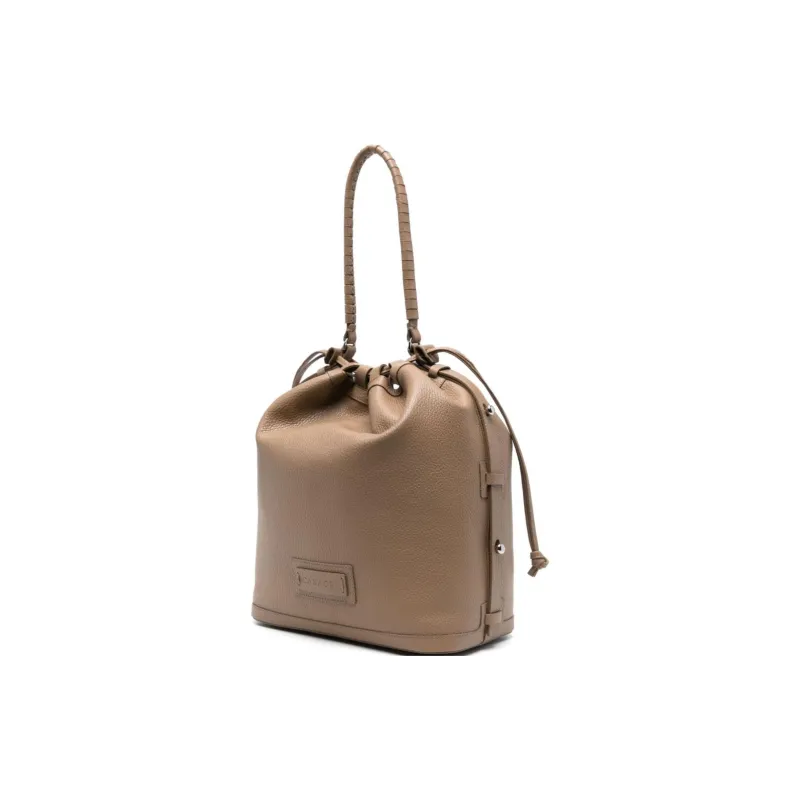 Casadei Calfskin Bucket Bag Handbag Women's Brown-1