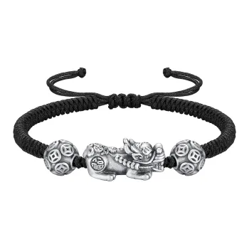 Inker Good Stone 999 Fine Silver Bracelets Unisex