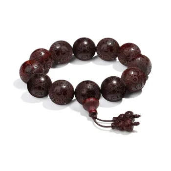 PUTUOSHANWENCHUANG Rosewood Bracelets Unisex