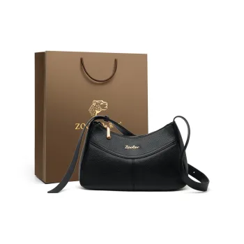 ZOOLER Cow Leather Shoulder Bag Crossbody Bag Regular Women's Black